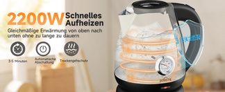 2200 WATT Elektrischer Wasserkocher