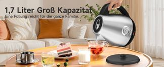 1,7 L KAPAZITÄT UND SICHERE VERWENDUNG