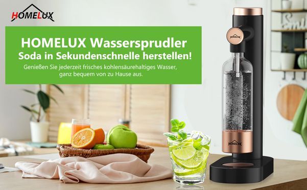 HOMELUX Wassersprudler,Soda Maker