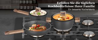 10tlg Induktions Kochtopfset 