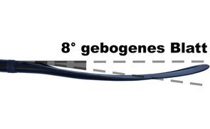 8° gebogene Blatt Effizienz durch durchdachte Erogonomie