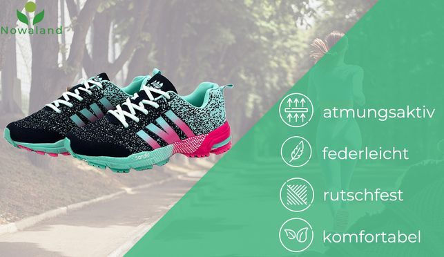 Leichte Sportschuhe – Atmungsaktiv, Rutschfest & Bequem