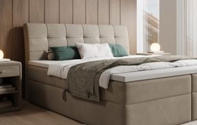 Elegantes Kopfteil mit Chesterfield Steppung