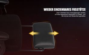 Komfortable Unterstützung zur Linderung von Beinermüdung