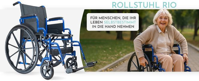 RIO Ihr zuverlässiger Transportrollstuhl für mehr Freiheit im Leben