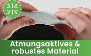 Atmungsaktives & robustes Material