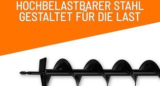 Langlebiger, hochwertig lackierter Stahlbohrer