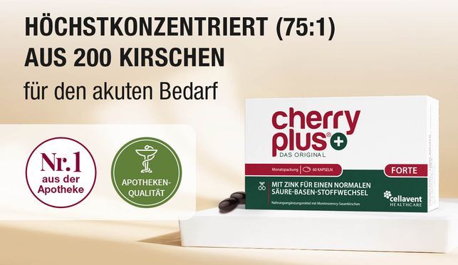 Stärkste Montmorency Sauerkirsch Kapseln Cherry PLUS Forte