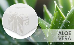 Hautfreundlicher Bezug mit Aloe Vera