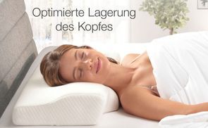 Optimierte Lagerung des Kopfes