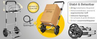 Perfekt als Transportmittel geeignet