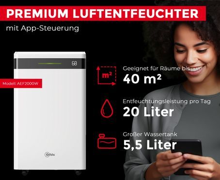 alfda AEF2000W Premium Luftentfeuchter