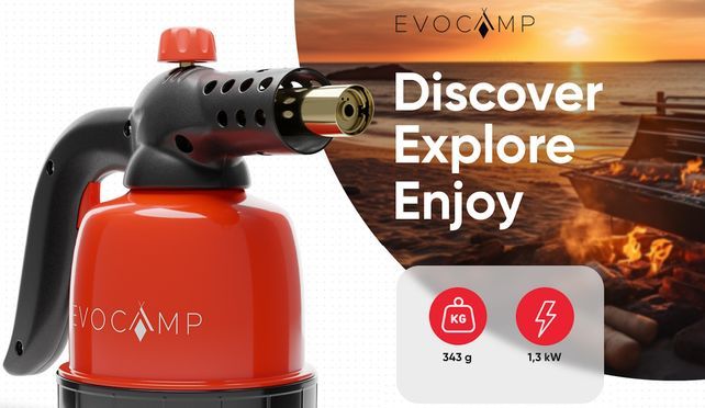 EVOCAMP Gasbrenner – Vielseitigkeit und Leistung für Küche, Werkstatt und Outdoor