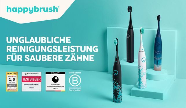 happybrush – deine nachhaltige Zahnpflege