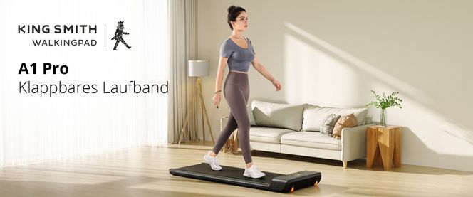 WalkingPad A1 Pro Klappbares Laufband Schreibtisch (Maximalgewicht 136 kg)
