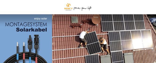 enjoysolar® Profi Solarkabel 4mm² /6mm² mit Solar Steckern für Solarpanel und Laderegler