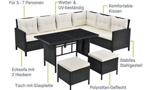 Stabile Sitzflächen und sicher Stand