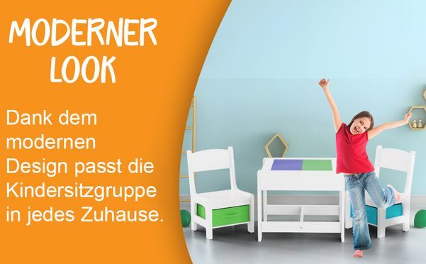 Kindgerechtes Design für Spiel und Spaß – Sitzgruppe Moritz