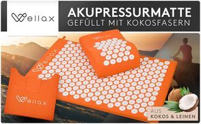 Akupressurmatte mit Kokosfasern
