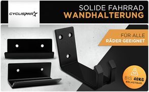Solide Fahrrad Wandhalterung