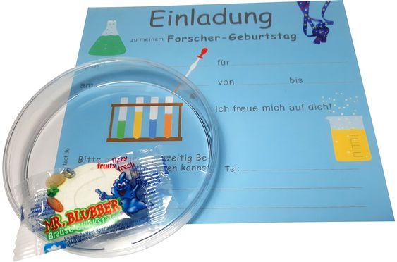 Besondere Einladungen für einen Forscher Geburtstag