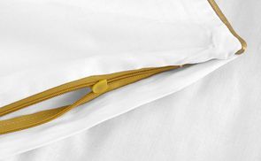 Goldfarbener Reißverschluss