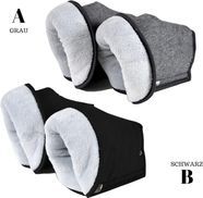 Die Handmuffs sind innen mit weichem Fleece gefüttert