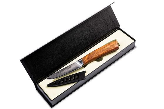 Damast Gemüsemesser kompakt und präzise 