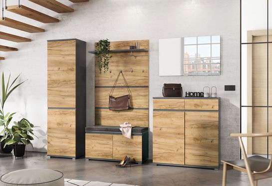 Ästhetik, Qualität und Organisation in einem - Garderobe Lausanne in 2 verschiedenen Цвета(ов)