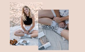 AMANDA – die Tennissocke mit Motiv im Athleisure Style