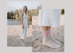 VENUS – die Tennissocke in natürlichen Erdtönen