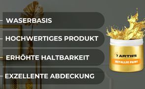 Pigmentstarke Farben mit guter Deckkraft