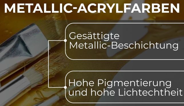 Metallic Acrylfarben