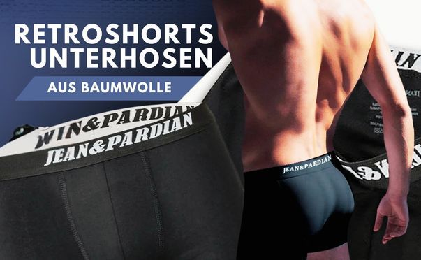 Überschrift: Komfort und Stil Boxershorts für Herren im 8er & 12er Set