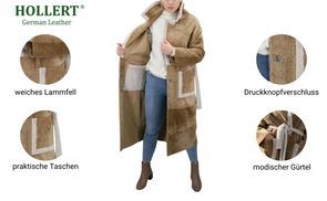 Lammfellmantel Shearling zum Wenden EB 06