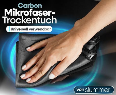 Carbon Mikrofasertuch für strahlenden Glanz