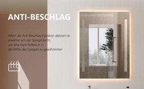 Individuelle Anti Beschlag Taste