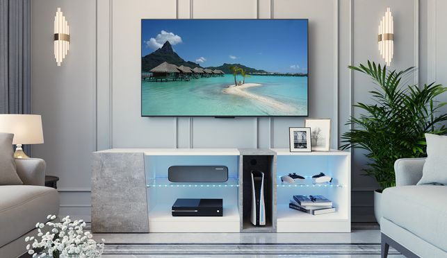 Über LED TV-Schrank