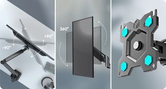 Großer Blickwinkel und Hochformatmodus