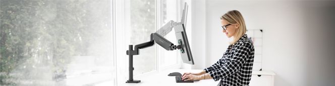 ONKRON G75 B – Tischhalterung für TVs und Monitore