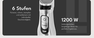Gezielte Einstellung und leistungsstarke 1200W