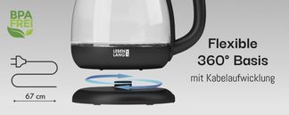 BPA Frei & langes Kabel für mehr Komfort