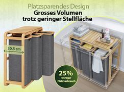 Platzsparend mit großem Volumen – Perfekt für kleine Räume