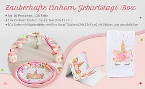 Einhorn Geburtstags Box