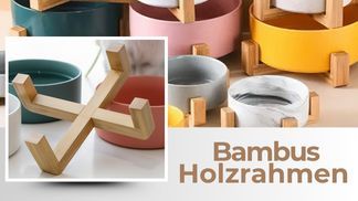 Sicherer Halt dank Bambusständer