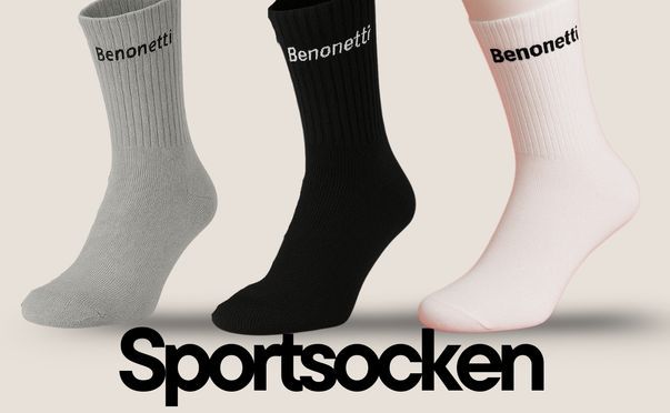 Höchster Tragekomfort & Stil für jeden Tag – Benonetti Tennissocken