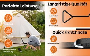 Wetterfest & extrem belastbar bis 1440 kg