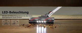 Anti Tangle Bodenbürste + LEDBeleuchtung