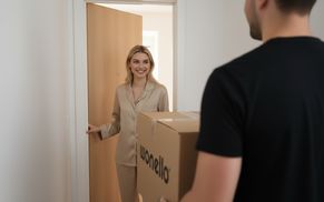 Du benötigst eine Lieferung bis ins Schlafzimmer?