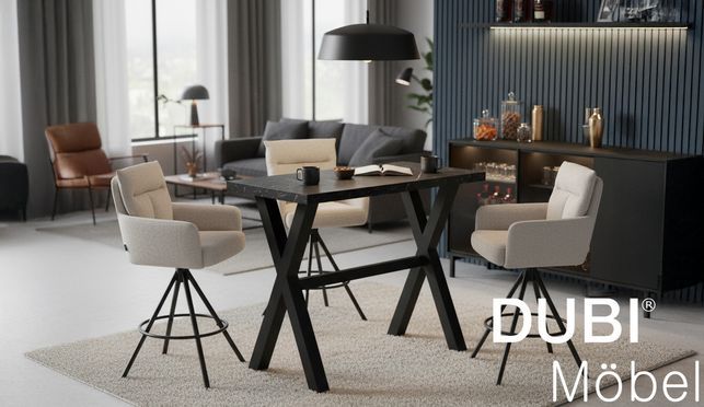Bartische ARNE & LOTTE – zwei Gestelle, ein moderner Look